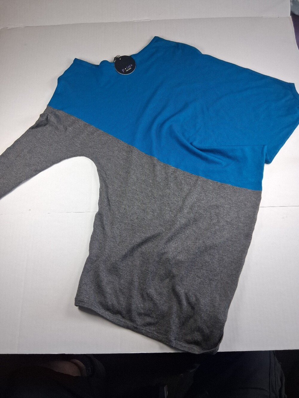 P. Luca Milano off set Blouse Top Size Small (Bin1)